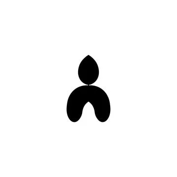 User icon. Simple style poster social media background symbol. User brand l.. Stock-Illustration