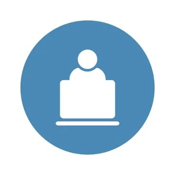 User Icon in trendy flat style isolated on grey background. User symbol for y Stock Illustration