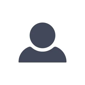 User Icon in trendy flat style isolated on grey background. User symbol for y Stock Illustration