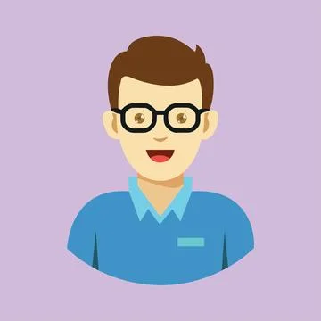 User icon vector art Stock Illustration