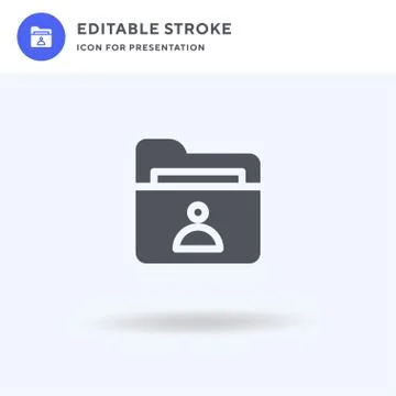 User icon vector, filled flat sign, solid pictogram isolated on white, logo Stock Illustration