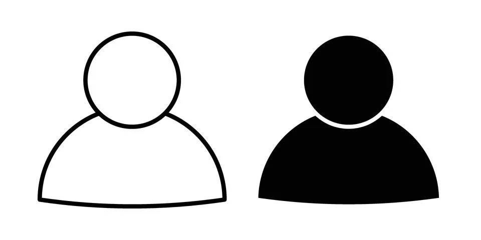 User icon vector, illustration icon set Stock Illustration
