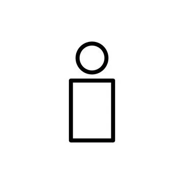 User Icon vector illustration. person sign and symbol. people icon. Stock Illustration
