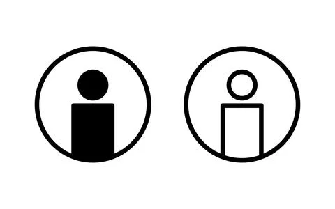 User Icon vector illustration. person sign and symbol. people icon. Illustrazione stock