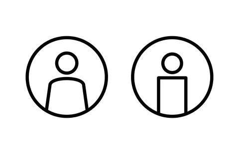 User Icon vector illustration. person sign and symbol. people icon. Stock Illustration