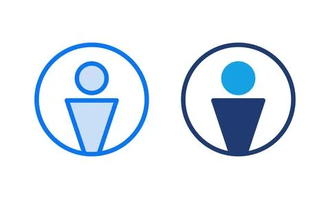 User Icon vector illustration. person sign and symbol. people icon. Stock Illustration