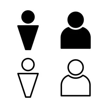 User Icon vector illustration. person sign and symbol. people icon. Stock Illustration