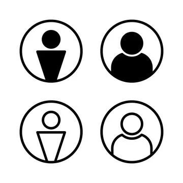 User Icon vector illustration. person sign and symbol. people icon. Stock Illustration