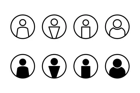 User Icon vector illustration. person sign and symbol. people icon. Illustrazione stock