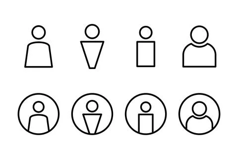 User Icon vector illustration. person sign and symbol. people icon. 库存插图