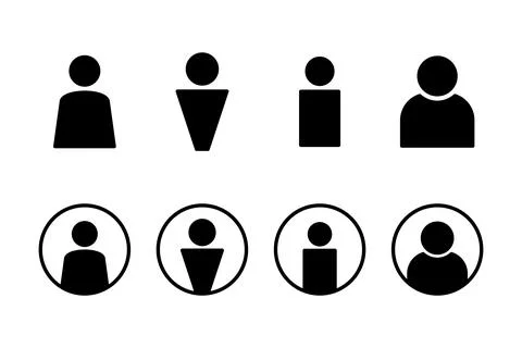 User Icon vector illustration. person sign and symbol. people icon. 库存插图