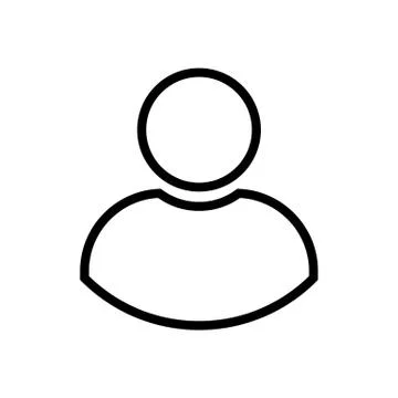 User icon vector illustration on white background Stock Illustration