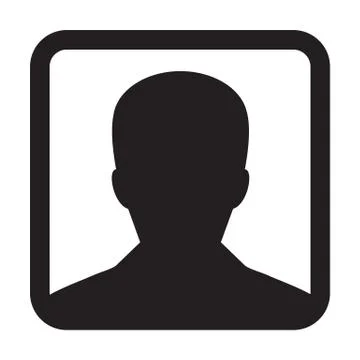 User Icon Vector Male Person Symbol Profile Avatar Sign in Flat Color Glyphicon Stock Illustration
