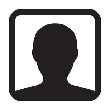 User Icon Vector Male Person Symbol Profile Avatar Sign in Flat Color Glyphicon Stock Illustration