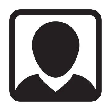 User Icon Vector Male Person Symbol Profile Avatar Sign in Flat Color Glyphicon Stock Illustration