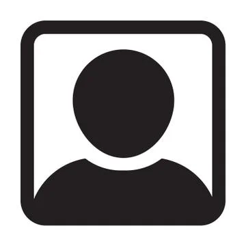 User Icon Vector Male Person Symbol Profile Avatar Sign in Flat Color Glyphicon Stock Illustration
