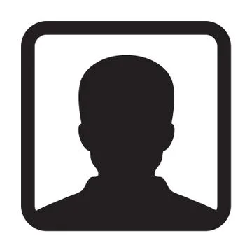 User Icon Vector Male Person Symbol Profile Avatar Sign in Flat Color Glyphicon Stock Illustration