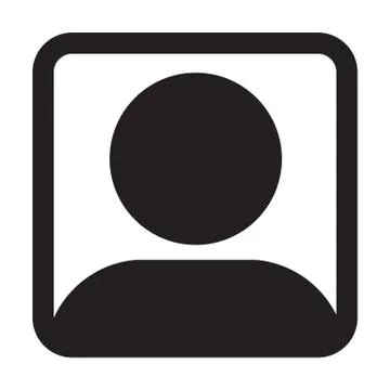 User Icon Vector Male Person Symbol Profile Avatar Sign in Flat Color Glyphicon Stock Illustration