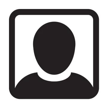 User Icon Vector Male Person Symbol Profile Avatar Sign in Flat Color Glyphicon Stock Illustration