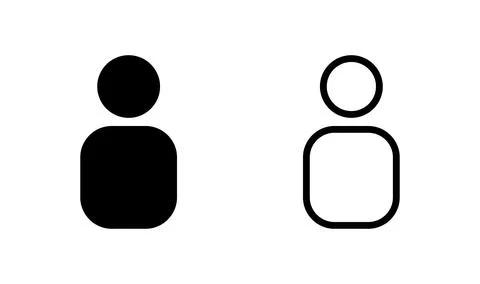 User icon vector. person icon. people icon. Stock Illustration