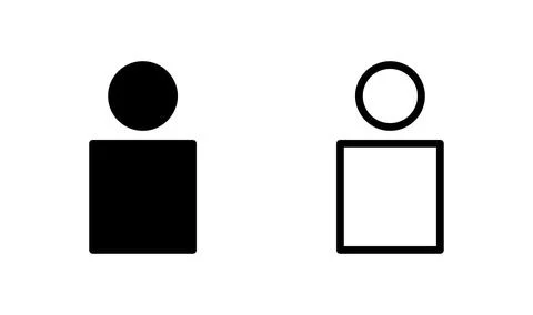 User icon vector. person icon. people icon. Stock Illustration