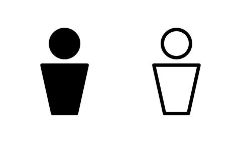 User icon vector. person icon. people icon. Stock Illustration