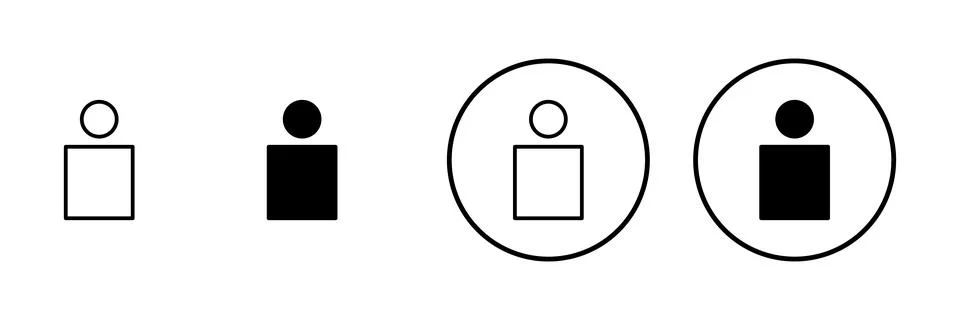 User icon vector. person sign and symbol. people icon. Stock Illustration