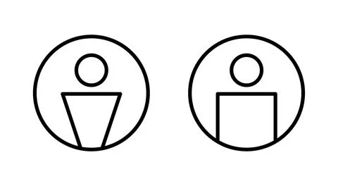 User icon vector. person sign and symbol. people icon. Stock Illustration