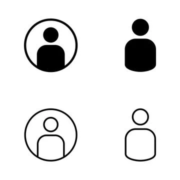 User icon vector. person sign and symbol. people icon. Illustrazione stock