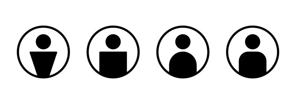 User icon vector. person sign and symbol. people icon. Stock Illustration
