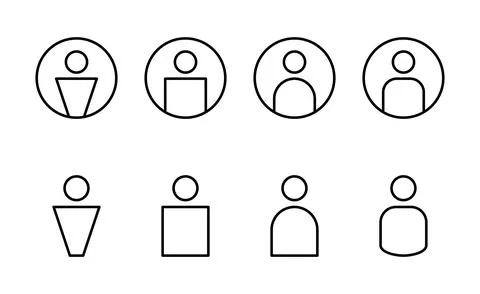 User icon vector. person sign and symbol. people icon. Illustrazione stock