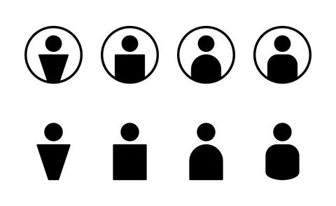 User icon vector. person sign and symbol. people icon. Illustrazione stock