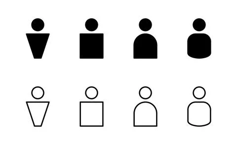 User icon vector. person sign and symbol. people icon. Illustrazione stock