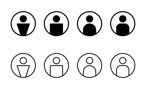 User icon vector. person sign and symbol. people icon. Illustrazione stock