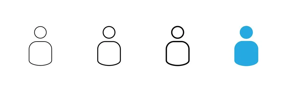 User icon vector. person sign and symbol. people icon. Stock Illustration
