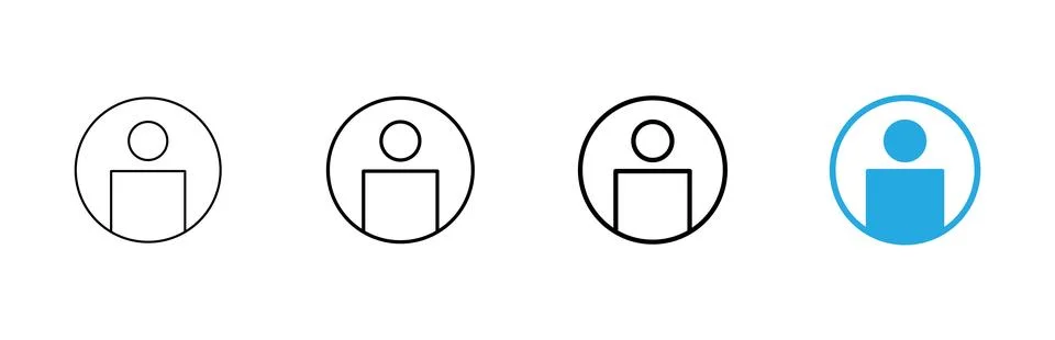 User icon vector. person sign and symbol. people icon. 스톡 일러스트