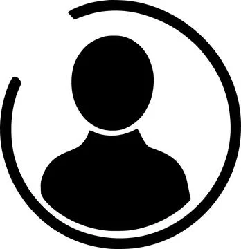 User icon vector symbol design illustration 库存插图