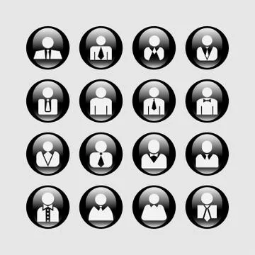 User icons Stock Illustration