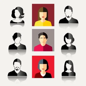 User Icons Stock Illustration