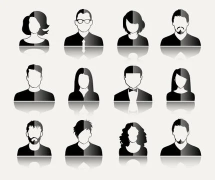 User Icons Stock Illustration