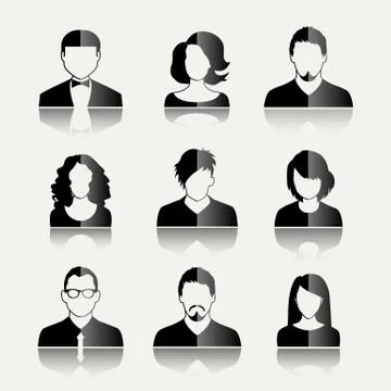 User Icons Stock Illustration