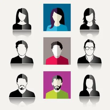 User Icons Stock Illustration