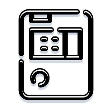 User identity document scanning for access control Stock Illustration
