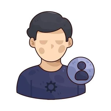 User illustration Illustrazione stock