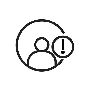 User Information Icon, Great for Profile and Data Management Designs Illustrazione stock