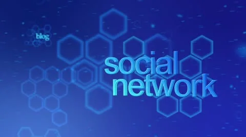 User intarface in social network 스톡 동영상 11829611