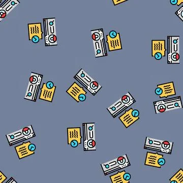 User intent seo vector seamless pattern 스톡 일러스트