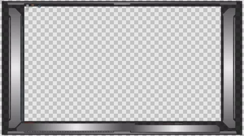 User Interafce design Gray video frame 4K with alpha channel Stock Footage 66179486