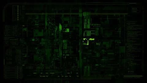 User Interface with 3D animation. Stock Footage 115450078