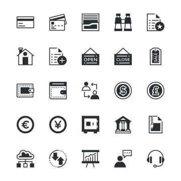 User Interface and Web Vector Set Stock Illustration